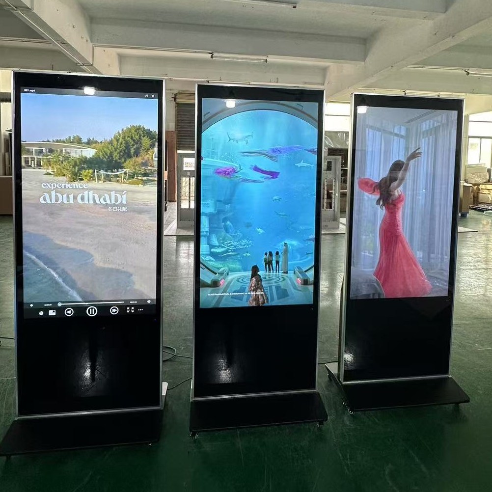 55inch မိုးလုံလေလုံကြမ်းပြင်တွင်ကြော်ငြာကစားသမား