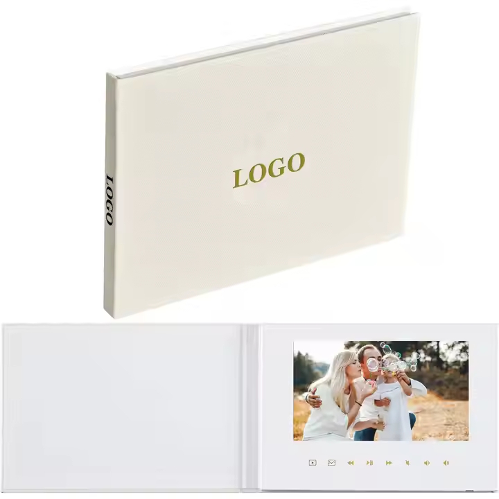 Business Video Brochures အပြန်အလှန်ဆက်သွယ်နိုင်သည့်ဗီဒီယိုနှုတ်ခွန်းဆက်ကဒ်များ VIP